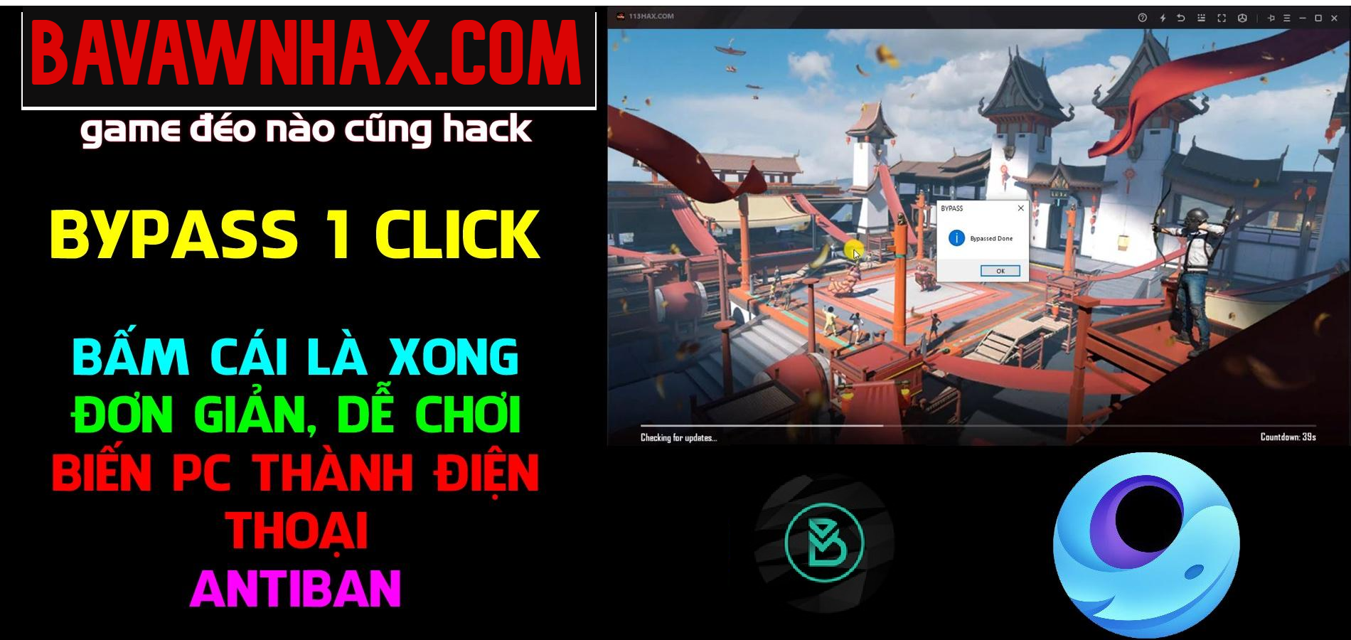 Hack BẢN BYPASS-1CLICK-GAMELOOP 